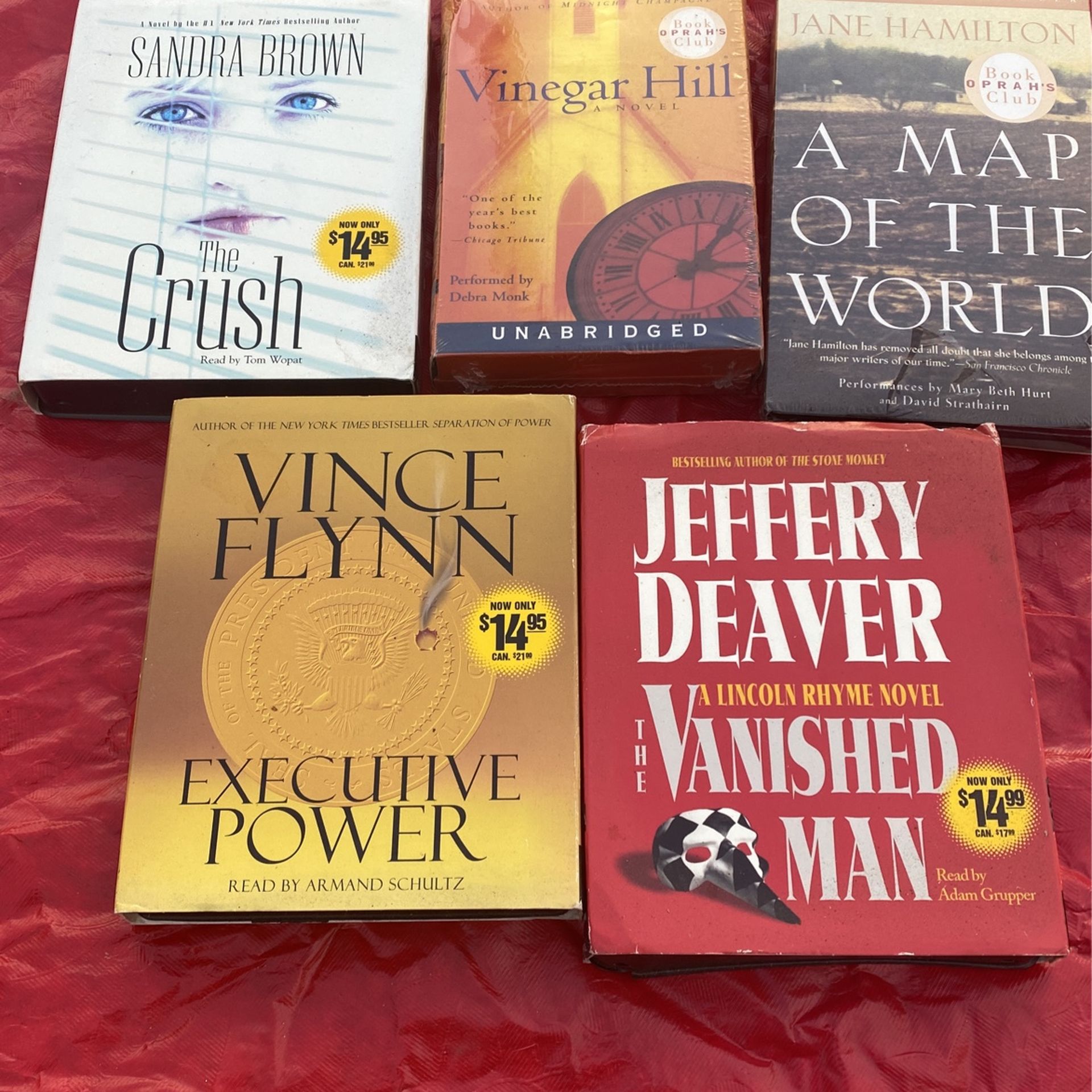 Five  Books On Disc. The Crush And Other Titles