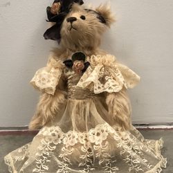 Adorable One Of a Kind Handmade Mohair Teddy Bear