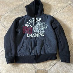  Boys large Fleece Shearing Hooded Jacket