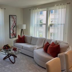 Scandinavian Design Sectional Sofa 