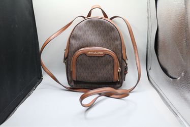 Michael Kors Two Tone Monogram Backpack