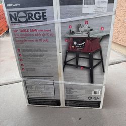 10” Table Saw With Stand