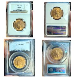 1913 & 1932 $10 Gold Indian Head Coins