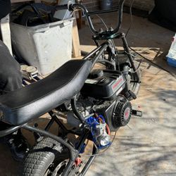 Blue 212 Mini Bike