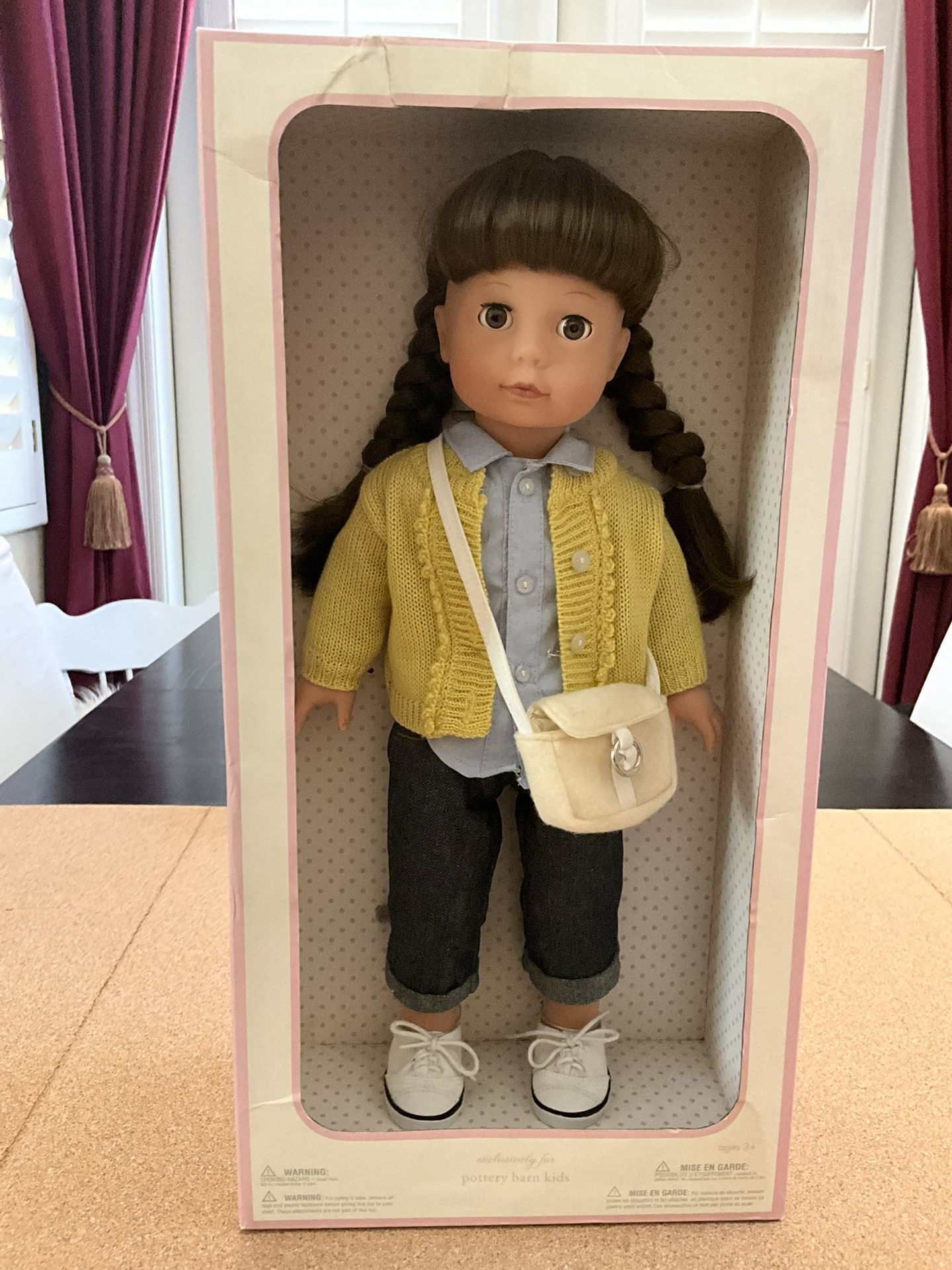 Marianne Gotz Pottery Barn Kids 18 in Doll New In Box