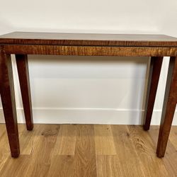 Solid Wood Narrow Console Table – Excellent Condition