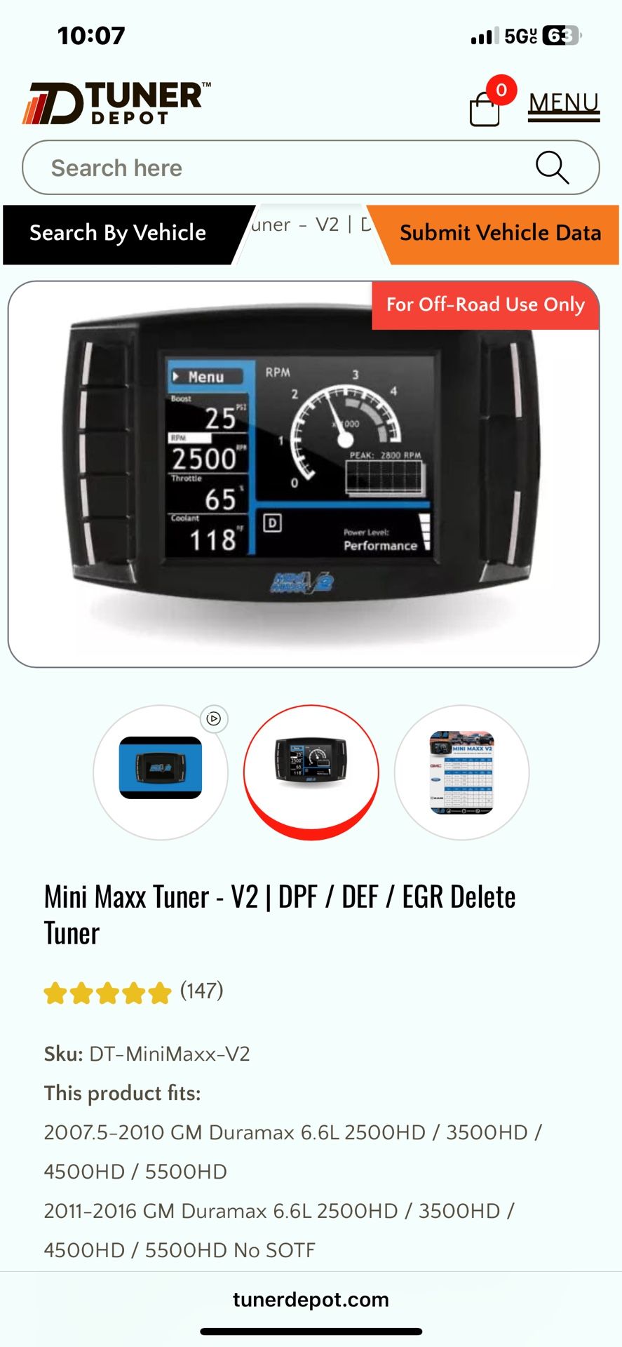 Mini Maxx Tuner