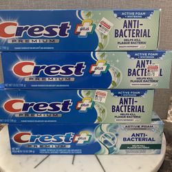 Crest Premium Toothpaste. Net Wt 7.0 OZ (198g). $10 For All