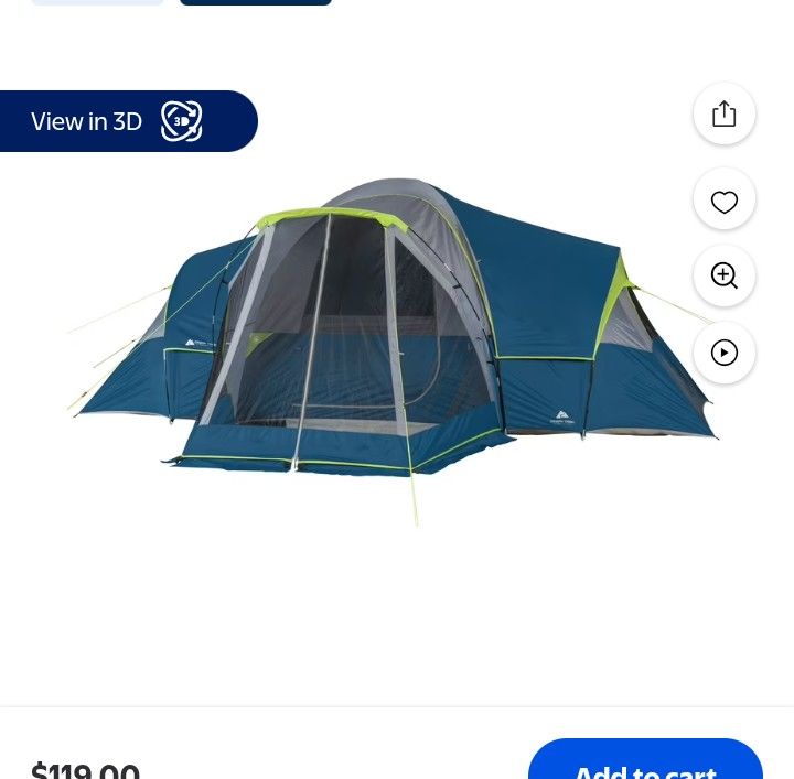 Ozark 10 Person Dome Tent
