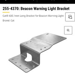 Cat Beacon Light Bracket Warning Light Caterpillar Dozer Tractor Utility Flashing Lamp 