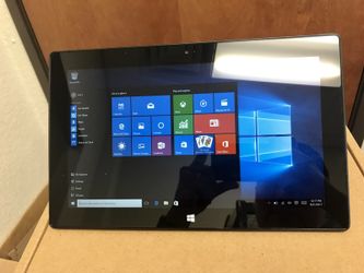 Surface pro 2 64gb SSD 4gb ram i5 1.90ghz up to 2.5ghz 10.6" screen sizes "TOUCH SCREEN" Windows 10 professional Surface pro 2 64gb SSD 4gb ram i5