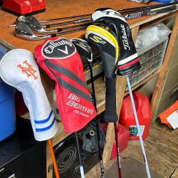 GOLF CLUBS LEFT HANDED 