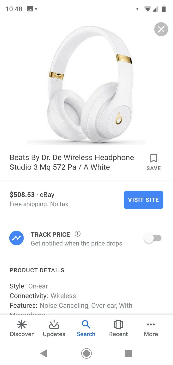 Beats studio 3 wireless over ear headphones with microphone