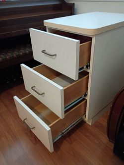 Modern White Night stand 3 drawer