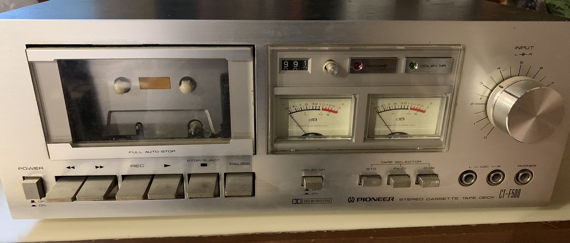 Vintage Pioneer CTF500 Stereo Cassette Deck for Sale in Charleston, SC