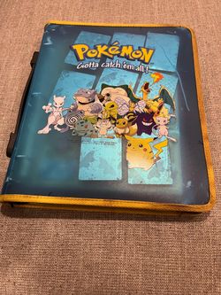 Vintage Pokemon Binder and Cards
