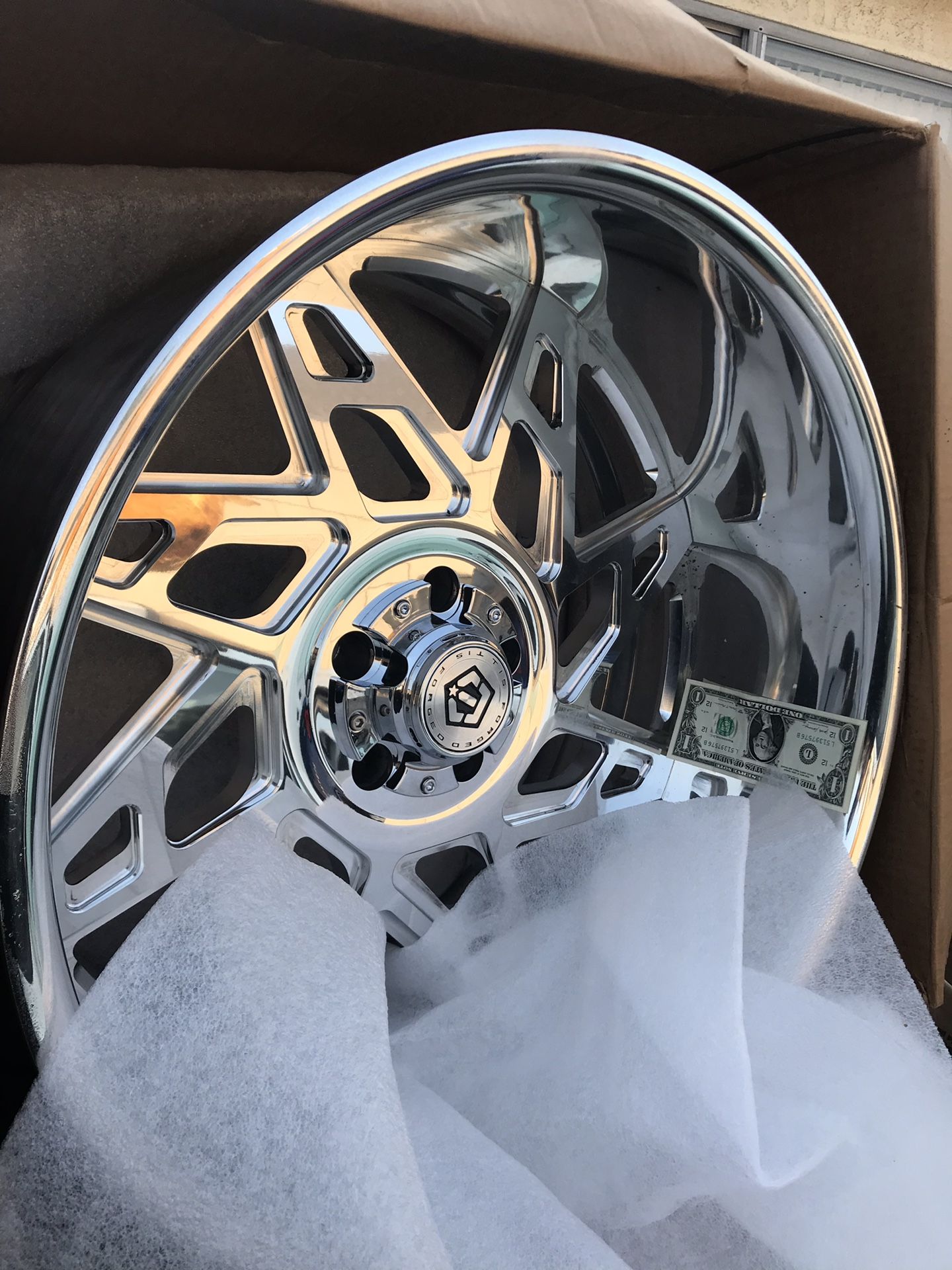 TIS 544 Forged set of 5 WHEELS 22x12 wrangler bolt pattern for Sale in ...