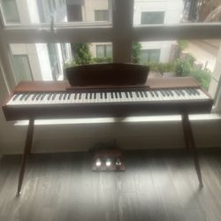 Gorgeous Retro Wood Keyboard, Like New