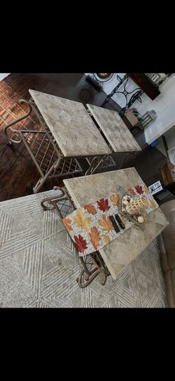 Marble Coffee & End Table Set