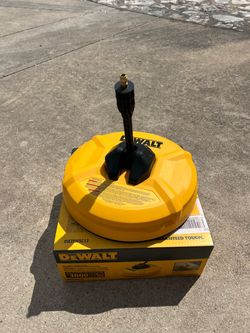 Dewalt 12 in. Rotating Driveway and Sidewalk Surface Cleaner Pressure Washer Attachment