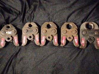 Milwaukee Press Tool Jaw Heads – Lot of 5