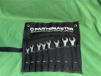 Partsmaster Metric Ratcheting/flare End Wrench Set