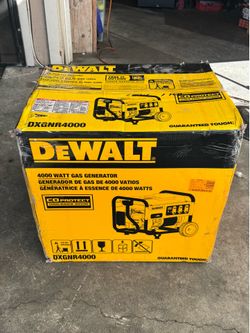 DEWALT 4500 / 4000- Watt Gas Powered Portable Generator with Idle Control, Covered Outlets and CO Pr