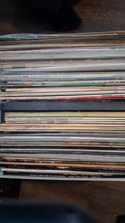 Large Lot of Vintage Vinyl Records