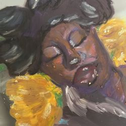 Original Framed Glass Painting – 8x10” 