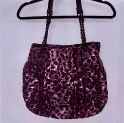Vintage Betsey Johnson Sequined Tote Bag