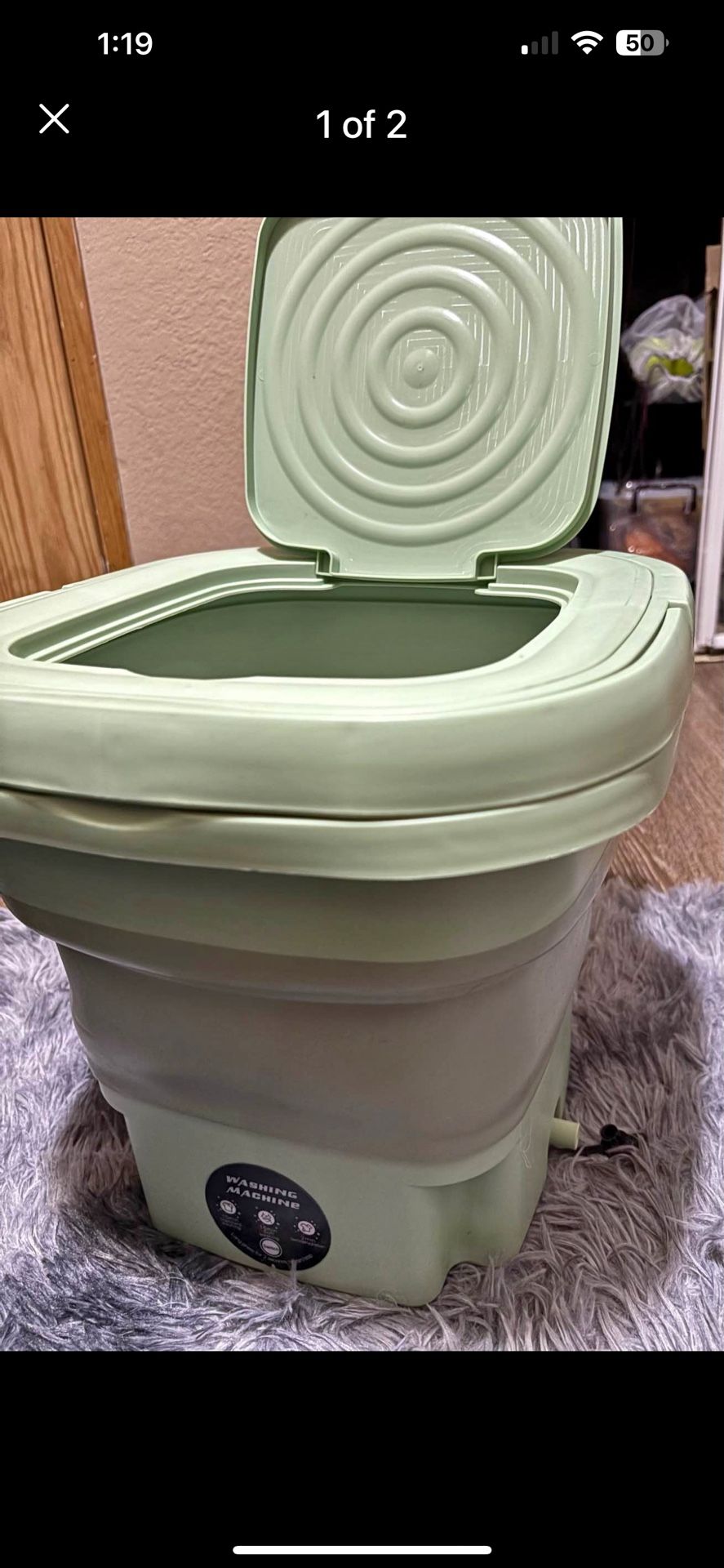 Foldable washing Machine
