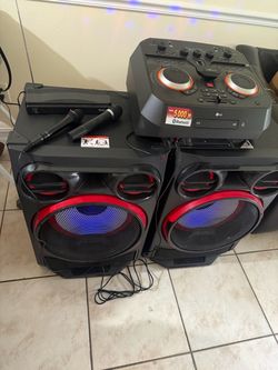 LG XBOOM CK99 5000W Bluetooth Party Speaker System – 2 Speakers