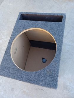 12" single subwoofer  box  brand new