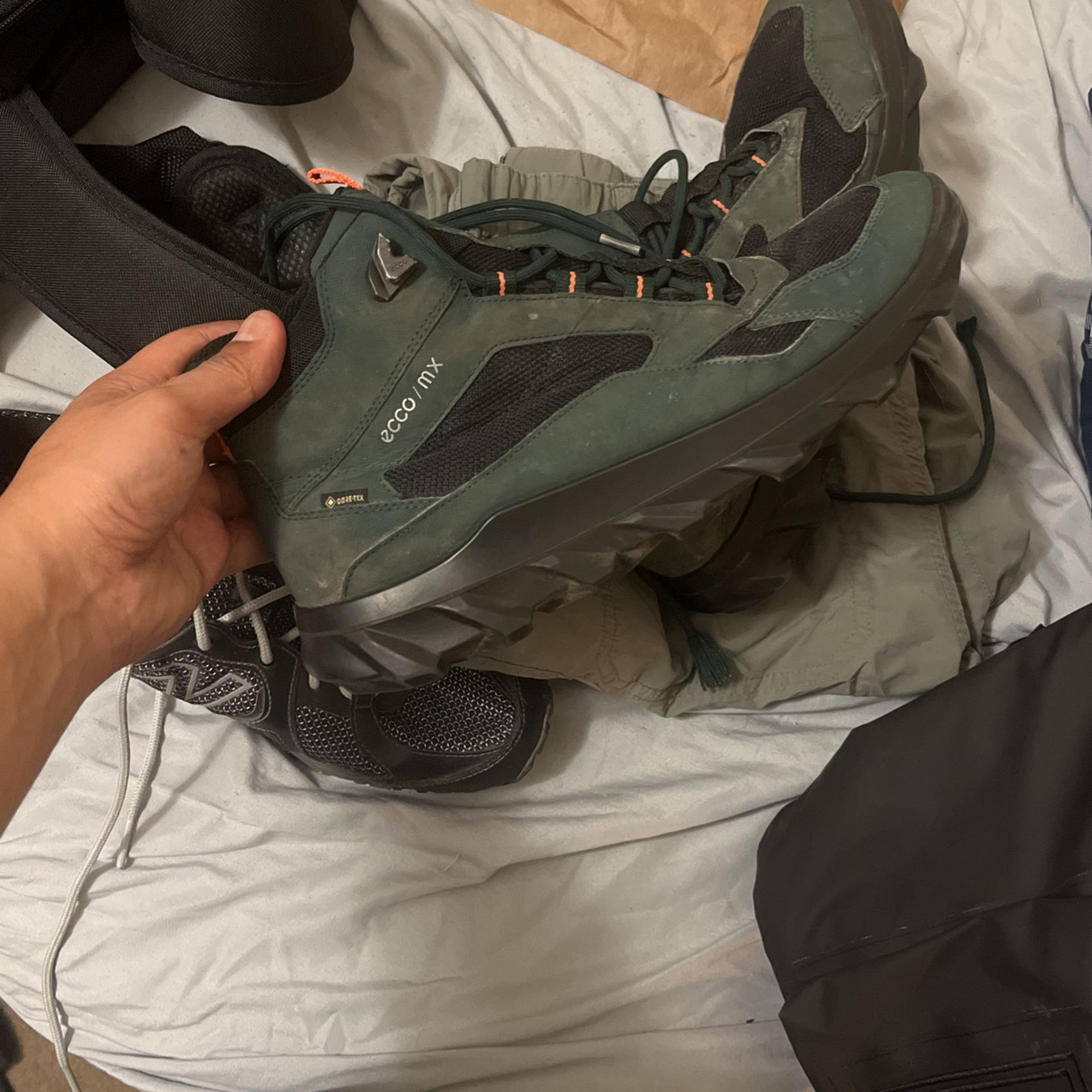 Ecco MX M Men´s Lace Up Gore Tex Textile Sneakers In Petrol Size 43 Or 9.5 M,All Products : American Fashion Style Bags On Sale