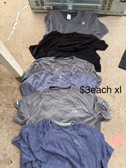 Me s shirts $3 each