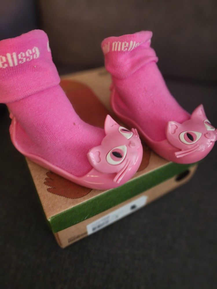 Mini Melissa Sock Shoes Sz 5