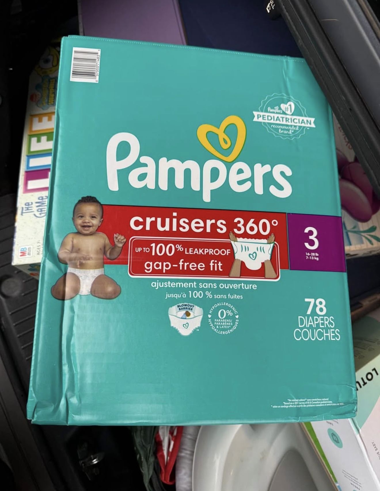 BRAND NEW CRUISER PAMPERS SIZE 3