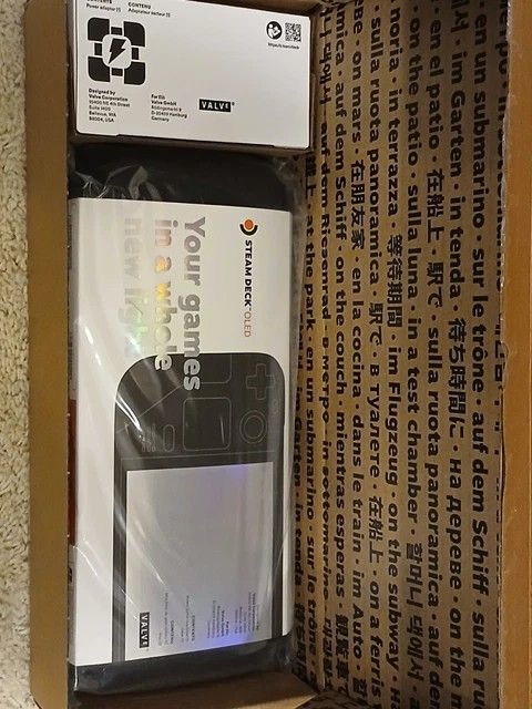 Valve Steam Deck OLED 1TB Handheld Black/Red LIMITED EDITION SEALED