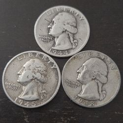 90% Silver Washington Qurters