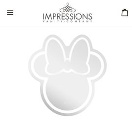 Impression Minnie Mouse Mirror