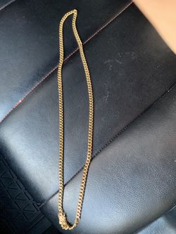 Cuban miami gold plated