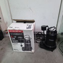 Everbilt Cast Iron Submersible Sump Pump 1 HP 