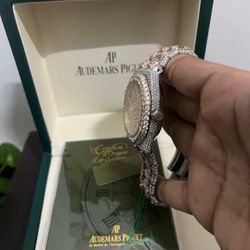 iced out lab diamond AP 41mm 