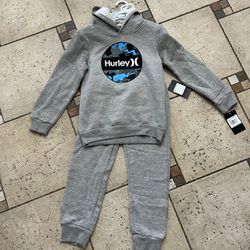 NWT Hurley hoodie & jogger 2pcs outfit set size 7