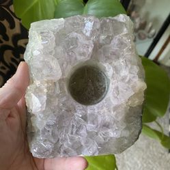 Amethyst Candle Holder