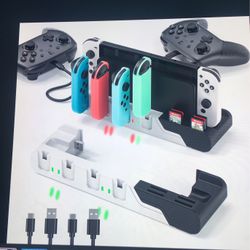 Nintendo switch controller charging dock compatible with Nintendo switch and switch OLED