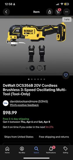 Dewalt Multi 20v Tool Only