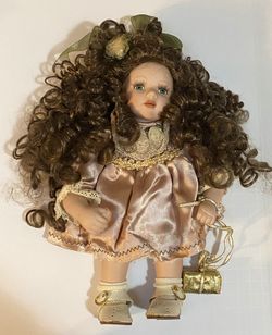 Long curly hair doll