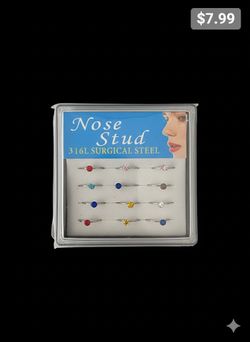 Nose Piercings Little Hoop With Studs