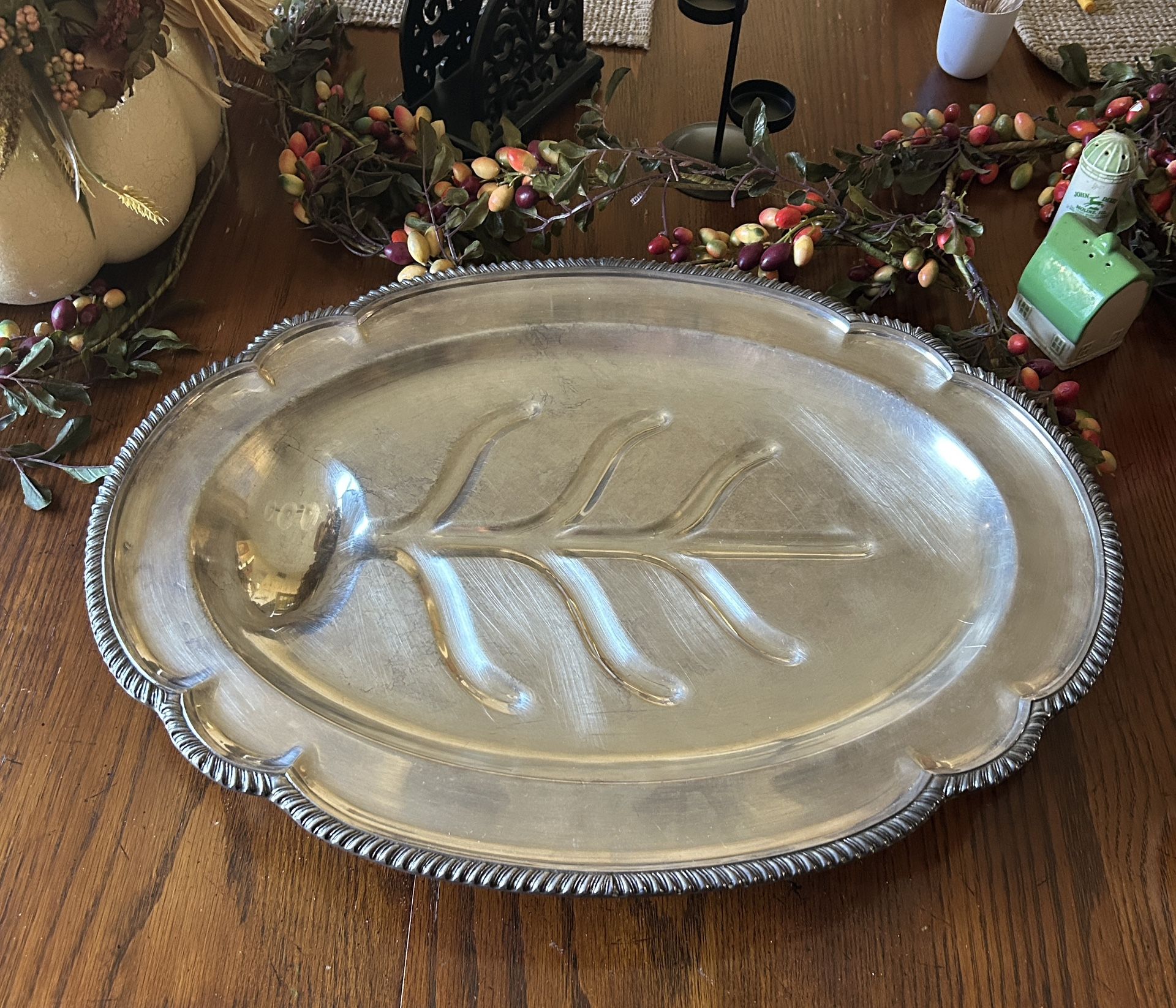 Silver Plated Meat Platter